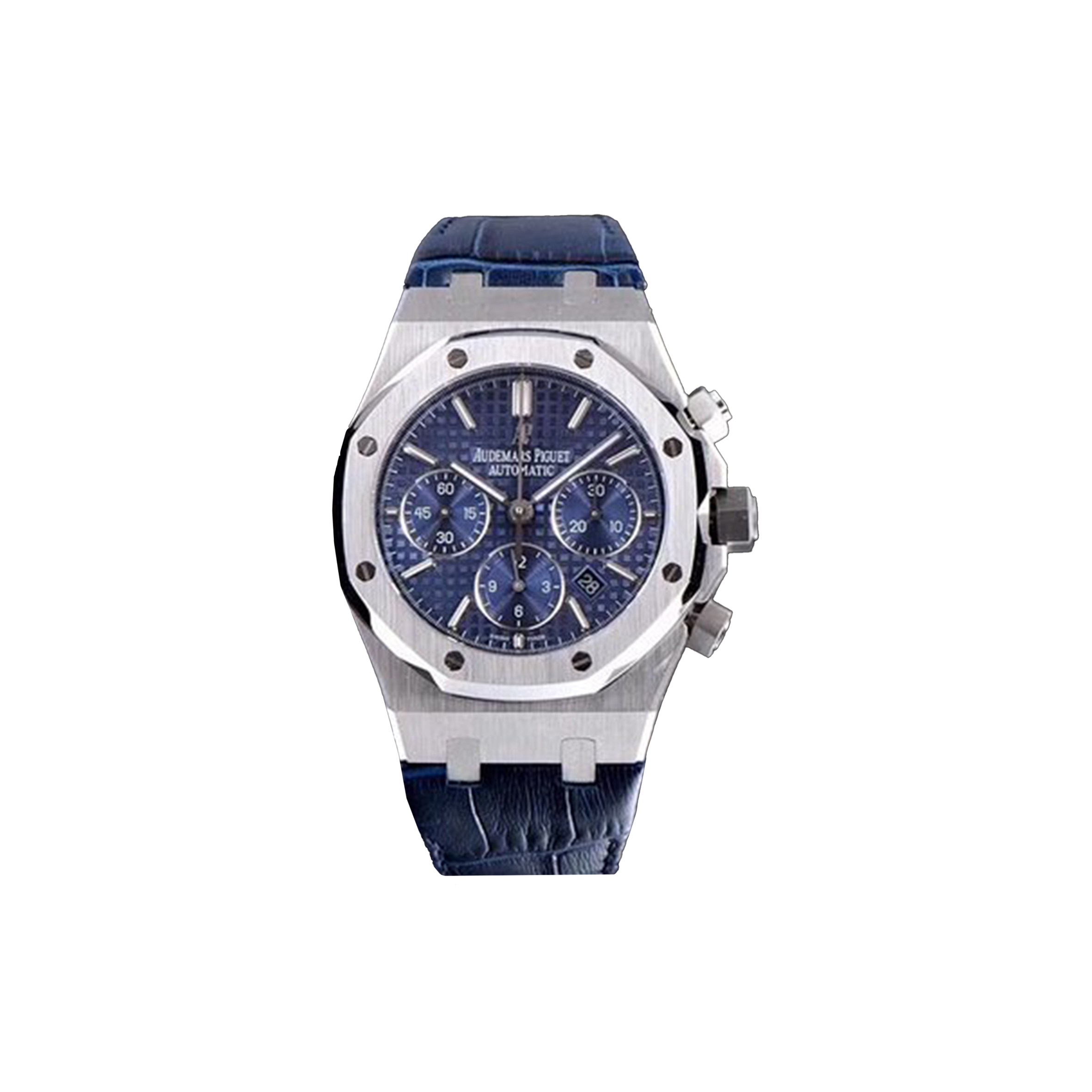 AUDEMARS PIGUET ROYAL OAK SERIES BLUE PLATE 41MM WATCH 26331